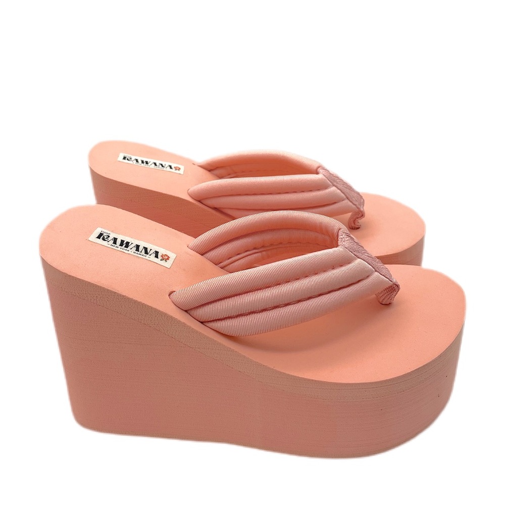 SALE Kawana Platform Wedge Sandal Y2K Pink